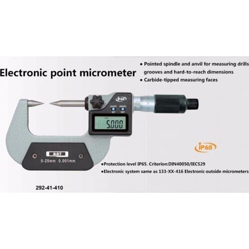 IP65 0.001mm waterproof digital point micrometer Type A Type D 0-25mm 25-50mm electronic caliper