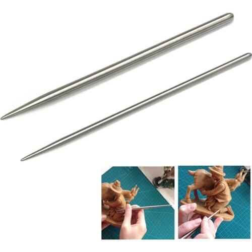 Pottery Modeling Stick Acupressure Texture Creasing Indentation Sharp Pottery Clay Tool Stainless Steel Pottery Clay Tool