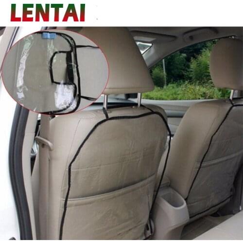 LENTAI For Opel astra h j g insignia vectra c corsa d zafira b Cadillac Infiniti 1PC Car Seat Back Children Anti Kick Mat Cover