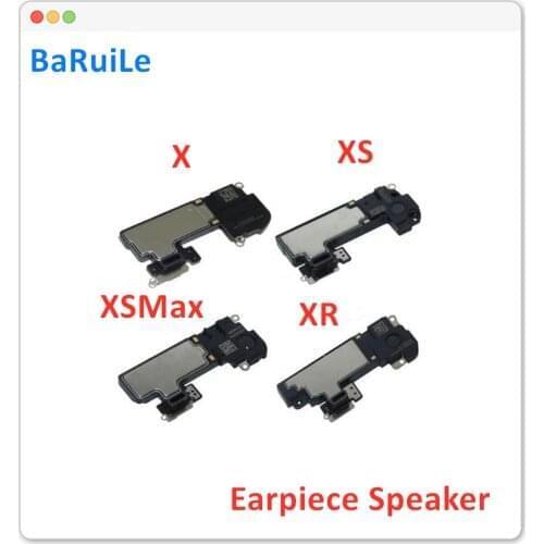 BaRuiLe 10pcs For iPhone X XR XS Max Ear Speaker Earpiece Listening Flex Cable Replacement Parts