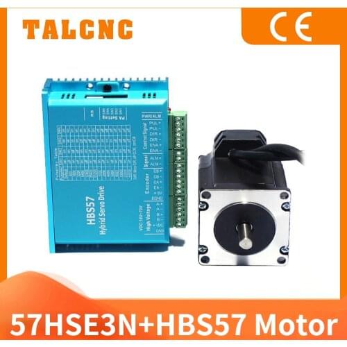 Nema 23 Stepper Motor Driver 3nm Servo Motor 57HSE3N+HBS57 Closed-loop step motor 3NM 57 Hybrid closed loop 2-phase