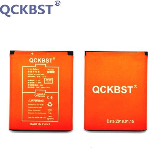 New BST-33 BST33 2000mAh Battery for Sony Ericsson G900 M600 W880 P990 K550C w395c K800 U10I W610 W660 V800 C702 C901 Phone