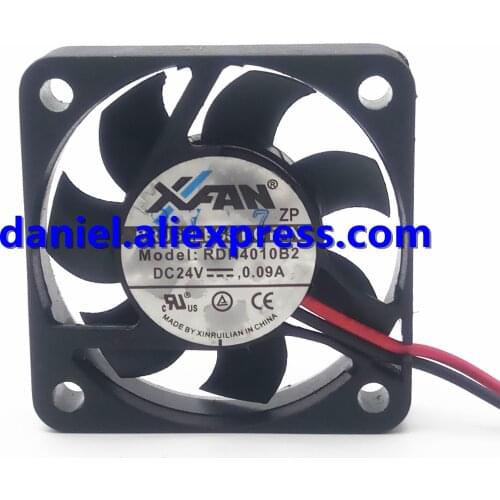 Original RUILIAN RDH4010B2 24V 0.09A 40104cm 2 radiation fan for silent equipment