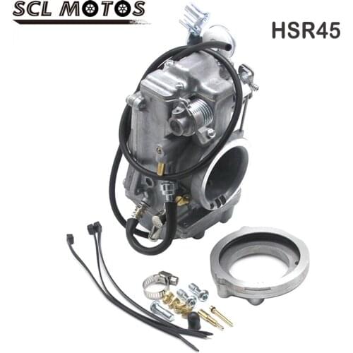 SCL MOTOS Motorcycle Carburetor Carb Mikuni Carburador HSR TM45 45mm For HARLEY FL FLH FLHRS VRSC