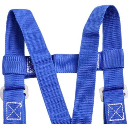 Rock Climbing Half Body Fall Protection Safety Harness Belt Lanyard with Alloy Carabiner CE Certificated Outdoor Sports Rescue