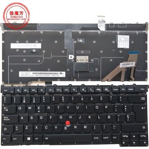 SP Spanish Laptop Keyboard For Lenovo for IBM X1 Carbon Gen 3 3rd 2015 with backlight 64700-2EA SN8341BL