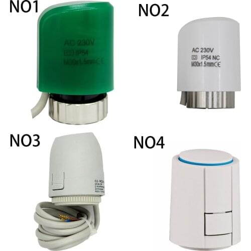 Thermoelectric drive motor 220 24v electric thermal actuator normally closed open for underfloor heating manifold radiator