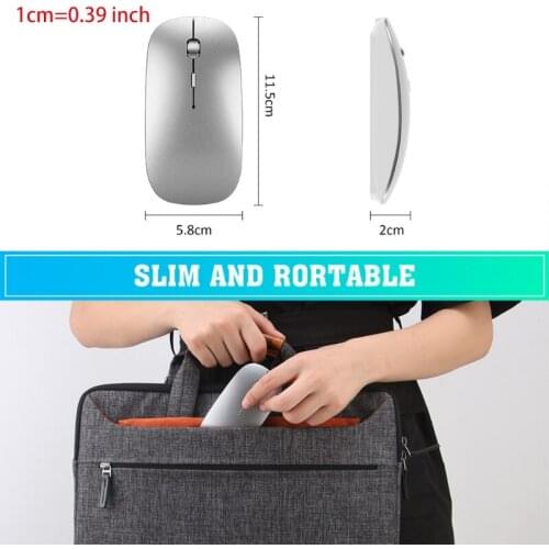 U2JE Rechargeable USB Wireless Dual Mode 2in1 Bluetooth-compatible 5.0 + 2.4Ghz