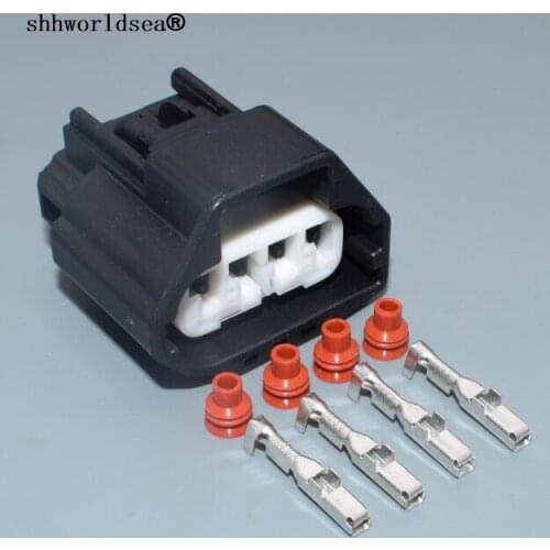 Worldgolden 2.2mm 4pin electric Waterproof Female plug automotive wiring harness connector 7283-6157-30