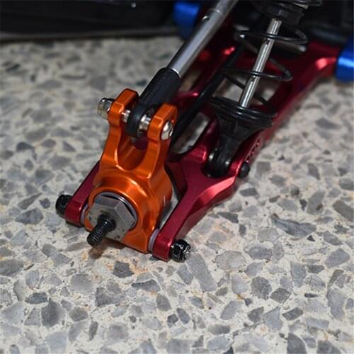 2pcs POM + Alloy Rear Steering Hub Carrier Rear Hub Carrier For LOSI 1/10 LASERNUT TENACITY ULTRA 4 RC Parts