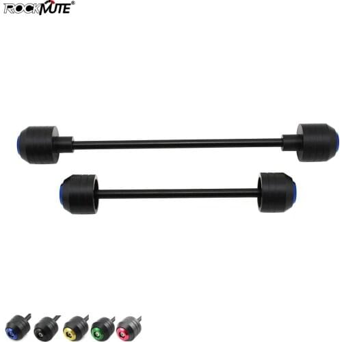 Motorcycle Wheel Falling Protector Pad For SUZUKI GSX-R1000 2009-2015 Front Rear Axle Fork Crash Sliders