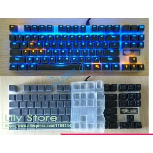 Mechanical Keyboard Skin Covers Protector For LOLITA SPYDER 87 / coolermaster dareu FILCO a-jazz AK40 KEYCOOL surmt 87 keys