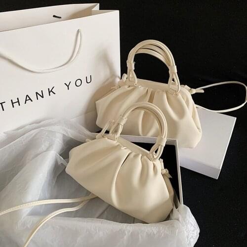 Women Bag Shoulder Handle Small PU Leather Crossbody Bags Summer Female Elegant Shoulder Handbags