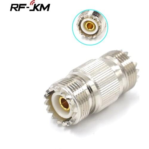 1pcs RF Adapter SO239 UHF Female Jack to SO-239 Female Coax Coaxial Adapter Connector