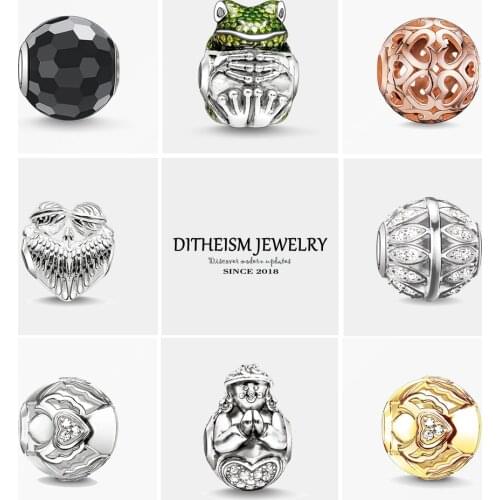 DIY Beads Green Frog Charm 5mm Hole,2018 Fashion Silver Jewelry Trendy Gift For Women Men Boy Girl Fit Bracelets Necklace