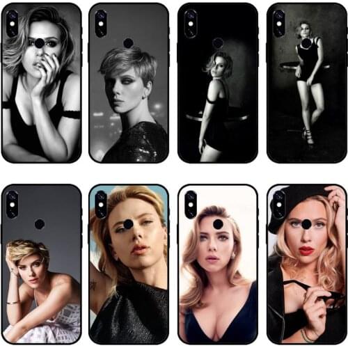 Sexy girl Scarlett Johansson Phone Case For Xiaomi Redmi 7 8 9t a3Pro 9se k20 mi8 max3 lite 9 note 9s 10 pro