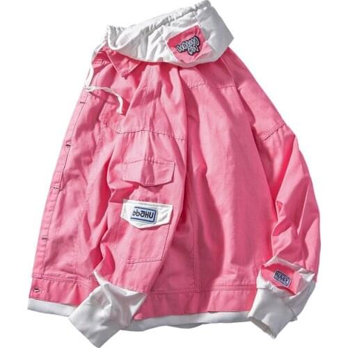 Denim Jacket men 2020 new autumn winter clothes Korean casual youth tooling street teenagers embroidery hip hop denim jacket top