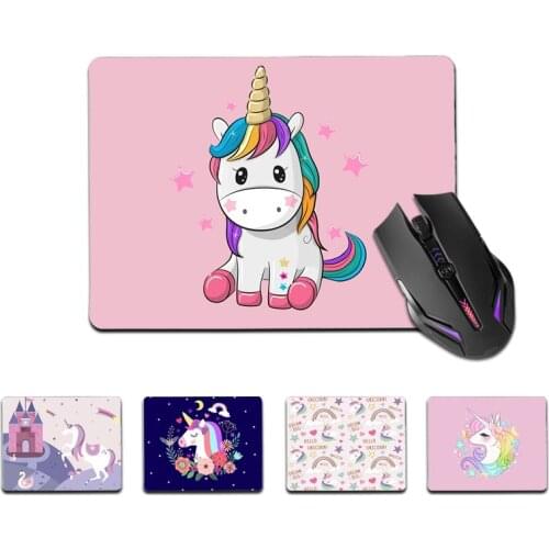 FHNBLJ Top Quality Cool Unicorn Gamer Speed Mice Retail Small Rubber Mousepad Top Selling Wholesale Gaming Pad mouse