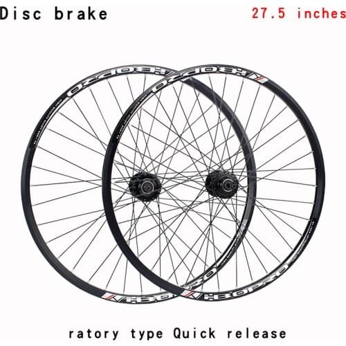Mountain bicycle 27.5inches disc brake wheel set 2 Bearing Peilin Disc brake flower drum bicycle wheel set