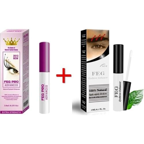 FEG Pro eyelash enhancer eyebrow enhancer 2 boxes in a pack Help eyelash growing eyebrow growth liquid