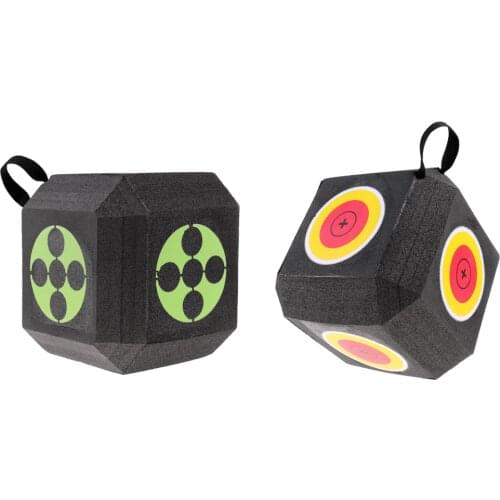 Outdoor Archery Block Target Cube Self Recovery Foam Hunting Shooting Practice Green/Red for Shooting Training Accessories