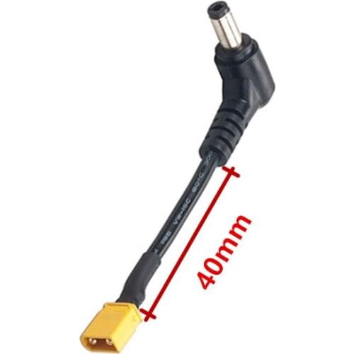 RJXHOBBY RJX XT30 Male Plug DC 40mm Male Adapter for FPV Lipo Battery Fatshark Goggles
