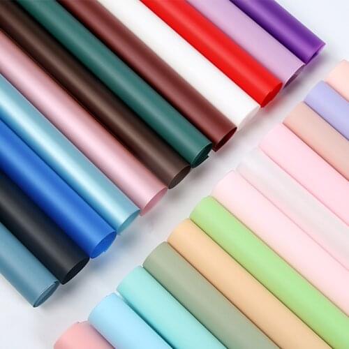 20pcs/Lot Flower Dress Gift Wrapping Mist Material For Floristic Craft Christmas Packing Waterproof Fog Paper Gift Tool 60 X60cm