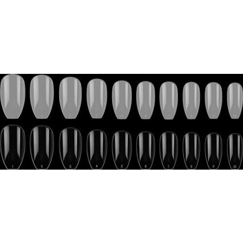 Nails Full Cover - Short Ballerina Nails Fake Nail 500Pcs Acrylic False Nail Tips, 10 Sizes