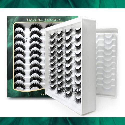 NEW 40/32/24/5pairs 15-27mm natural 3D false eyelashes fake lashes makeup kit Mink Lashes extension mink eyelashes maquiagem