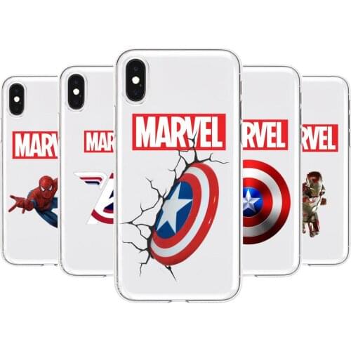 Marvel Comics Anime Transparent Phone cover hull For SamSung Galaxy S 8 9 10 20 21 S30 Plus Edge E S20fe 5G Lite Ultra soft