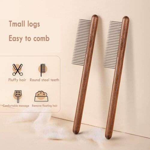MAMY PETS Cat Wood Comb Row Combing To Remove Floating Hair Long Hair British Short Hair Cleaner Dog Needle Comb Pet Supplies