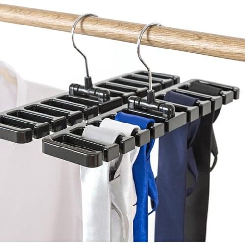 Belt Storage Rack Hanging Tie Shelf Silk Scarf Rack Belt Rack Hanger Finishing Tie Wardrobe Closet Socks Organizer Holder