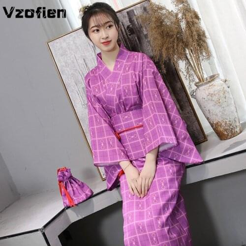 Loose Japanese Kimono Yukata Dress Vintage Party Haori Asian Clothes Fashion Japan Style Streetwear Cosplay Performance Costume