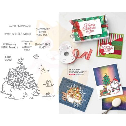 SNOWBODY BETTER Stamps And Dies New Arrival Scrapbook Diary Decoration Stencil Embossing Template Diy Greeting Card Handmade