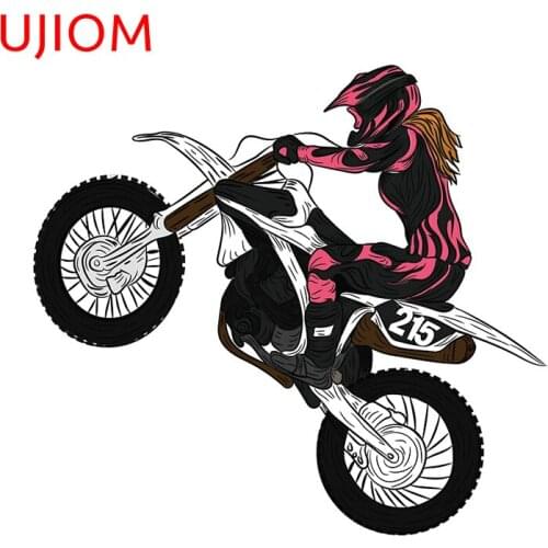 UJIOM Dirt Biking Living Room Decor Wall Stickers Waterproof Home Office Bedroom Decor Vinyl Wallpaper Wall Decal Decor Poster
