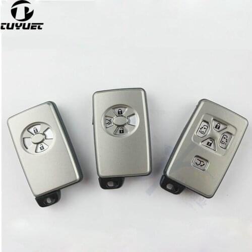 Smart Remote Key Shell for Toyota Reiz RAV4 Prado Previa Replacement Key Case