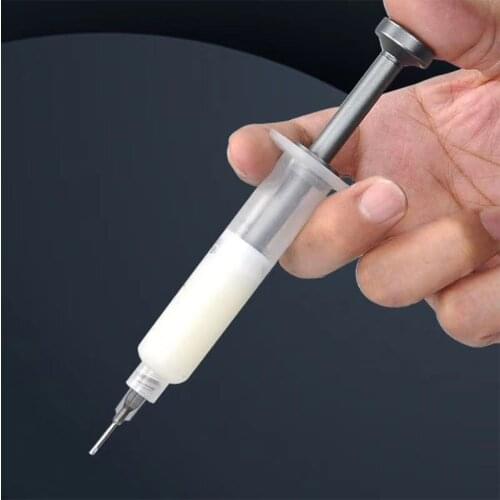 BGA Solder Paste Flux Booster Aluminum Alloy Propulsion Tools UV Solder Mask Ink Welding Oil Pusher Soldering Accessories