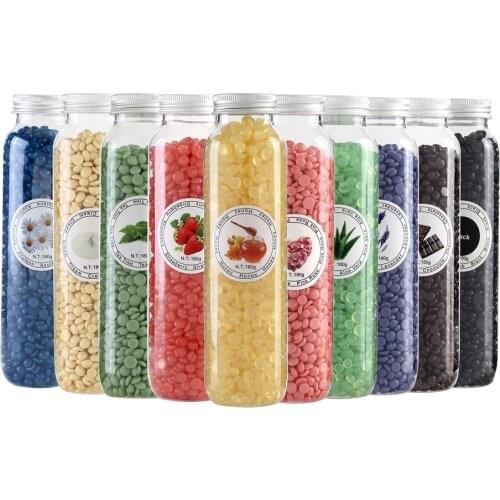 180g/Bottle Depilatory Hot Film Hard Wax Bean Hair Removal Wax Painless for Full Body Hair Remove