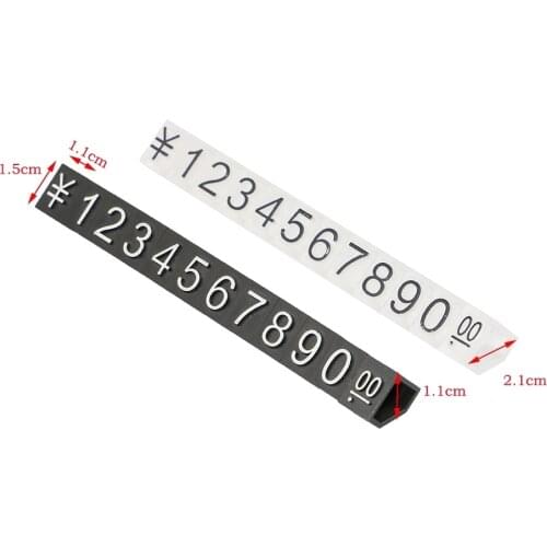 X-Large Combined Snap Number Digit Cubes Stick Watch Jewelry Showcase Counter top Number Sign RMB Price Tag Dollar