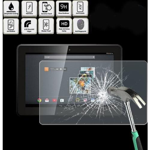 Tablet Tempered Glass Screen Protector Cover for Gigaset QV1030 10.1" - Anti Fingerprint Screen Film Protector Guard Cover