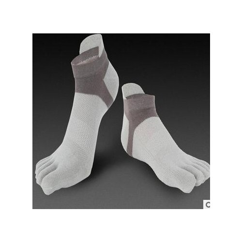 100pairs/lot fedex fast man summer autumn cotton five finger socks male casual crew sport socks 5colors