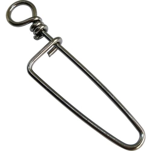 500/1000pcs Swivels Fishing Snap Hook Swivel Coastlock Snap Stainless Steel Lure Connector Hook Link Feeder Carp Fishing Tackle