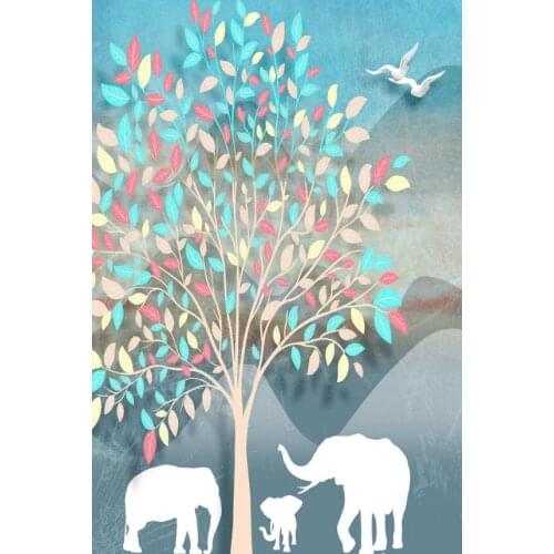 Fortune animal The wooden puzzle 1000 pieces ersion jigsaw puzzle white card adult childrens educational toys