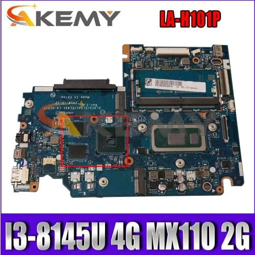 For Lenovo Flex-15iwl S340-14IWL S340-15IWL laptop motherboard LA-H101P with CPU I3-8145U RAM 4G GPU MX110 2G 100% test work