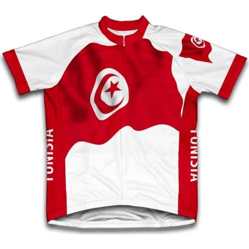 2021 new tunisia mens full zipper bicycle short-sleeved cycling jersey