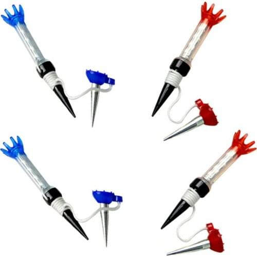 4Pcs Golf Tees,Magnet Tees,Reusable Golf Ball Holder 80cm for Driving Range and Practice Training Set,Blue and Red