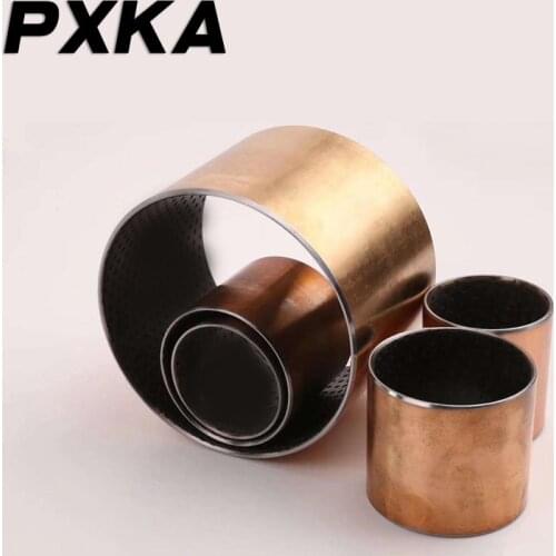 10pcs SF1 composite bearing oil-free copper sleeve self-lubricating oil bearing Metal ring inner diameter 10