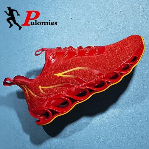 PULOMIES Shoes Men Casual Men Shoes Sneakers Tennis Shoes Spring Platform Sneakers Fire Shoes Men Sport Shoes Runing Shoes