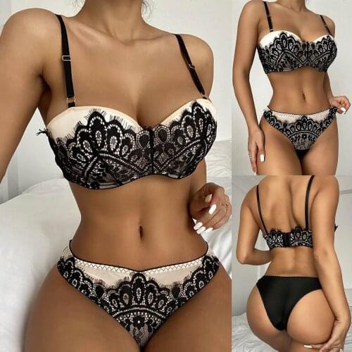 Top-selling Ladies Strap Lace Crochet Cutout Teddy Lingerie Embroidery Gauze Erotic Bodysuit Porno Sleepwear Underwear Sets