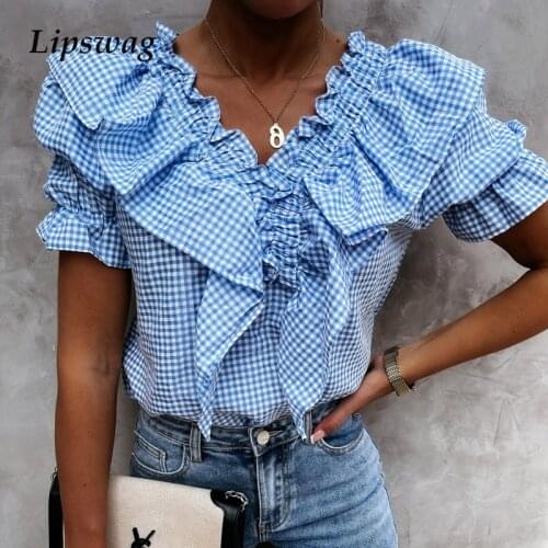 Женские рубашки в клетку Lipswag China At AliExpress